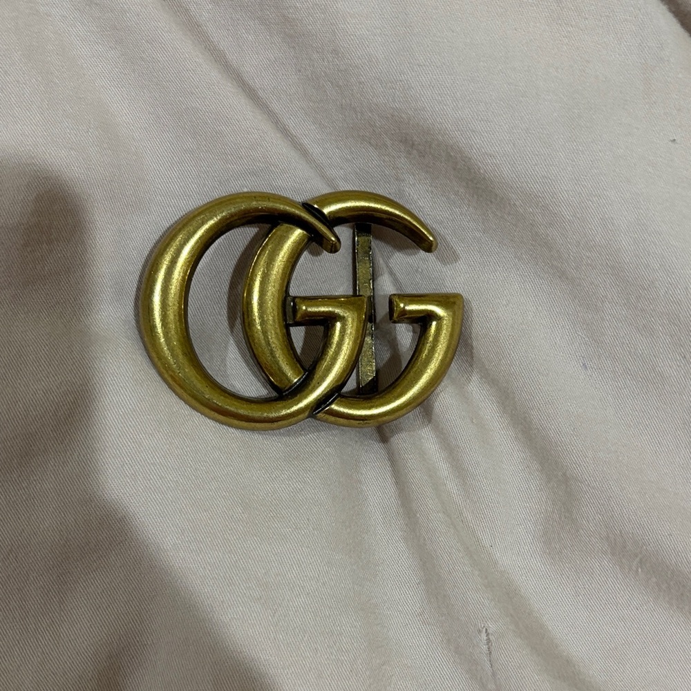 Gold GG Logo Buckle